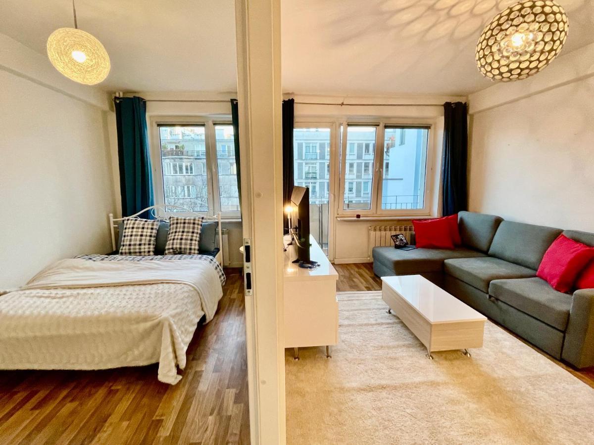 Decor 2 Metro Fast Wifi 55'Tv Netflix Hbo Cozy Apartment Warsaw Luaran gambar